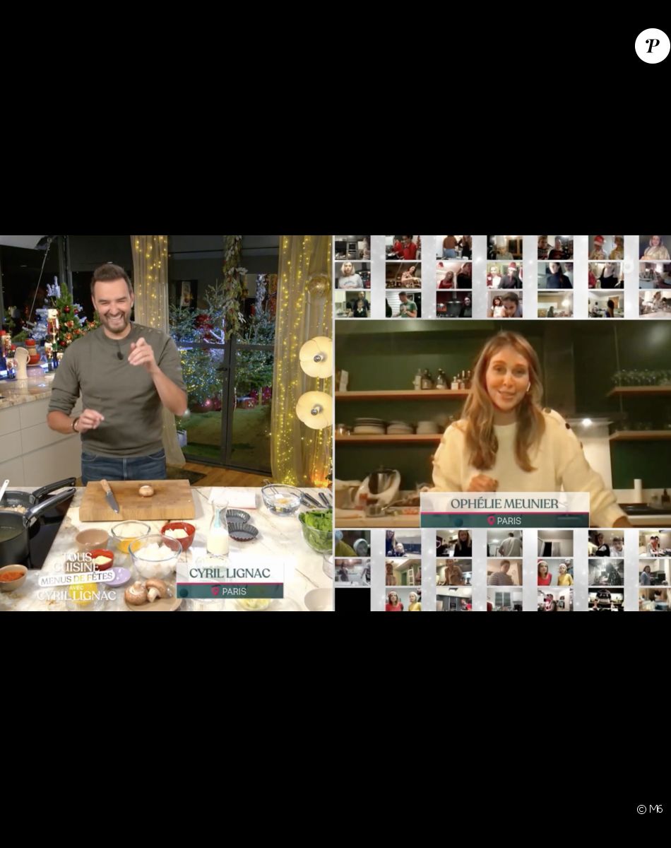 Ophélie Meunier est l'invitée de "Tous en cuisine" présenté par Cyril Lignac et Jérôme Anthony - M6, 27 décembre 2021