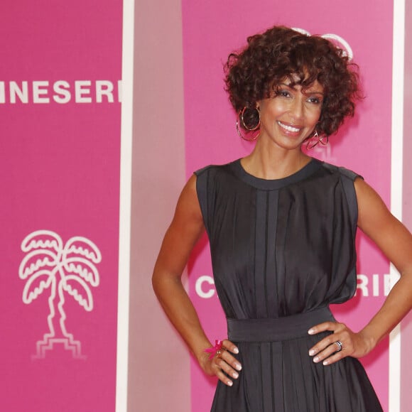 Sonia Rolland de la série "Tropiques criminels" - 5ème soirée du 4ème Canneseries au Palais des Festivals à Cannes, le 12 octobre 2021. © Christophe Aubert via Bestimage