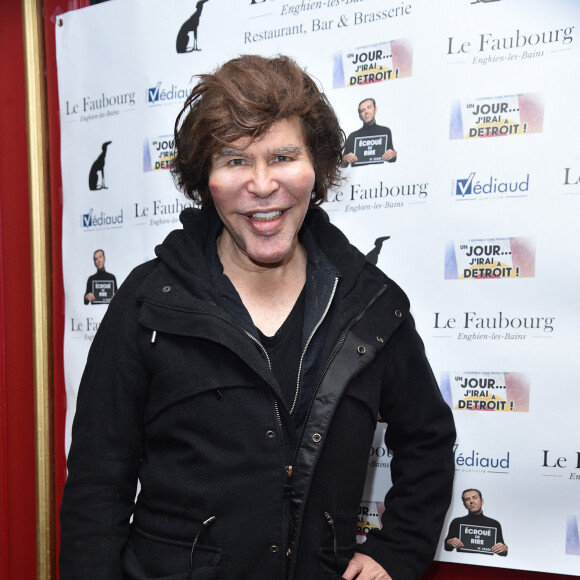 Exclusif - Grichka Bogdanoff (Bogdanov) - Générale de la pièce de théâtre "Un Jour J'irai à Détroit !" au théâtre du Gymnase Marie Bell à Paris, France, le 20 janvier 2020. © Giancarlo Gorassini/Bestimage
