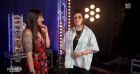 Hoshi et sa compagne Gia dans l'émission "Toutes les femmes de nos vies" sur W9.