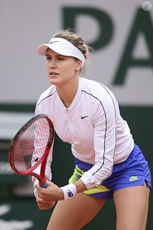 Eugenie Bouchard (can) - Les champions de tennis s'affrontent lors du tournoi de Roland Garros à Paris, le 2 octobre 2020.