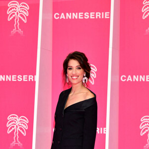 Laurie Cholewa - Soirée d'ouverture du 4 ème Canneseries au Palais des Festivals à Cannes, le 8 octobre 2021. © Bruno Bebert / Bestimage 