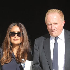 Salma Hayek et son mari François-Henri Pinault, le 8 septembre 2021.