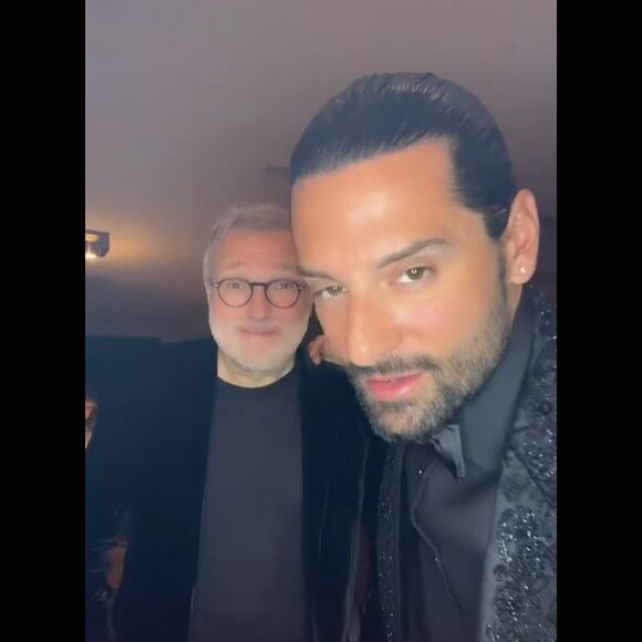 Hugo Manos et Laurent Ruquier dans une vidéo TikTok.