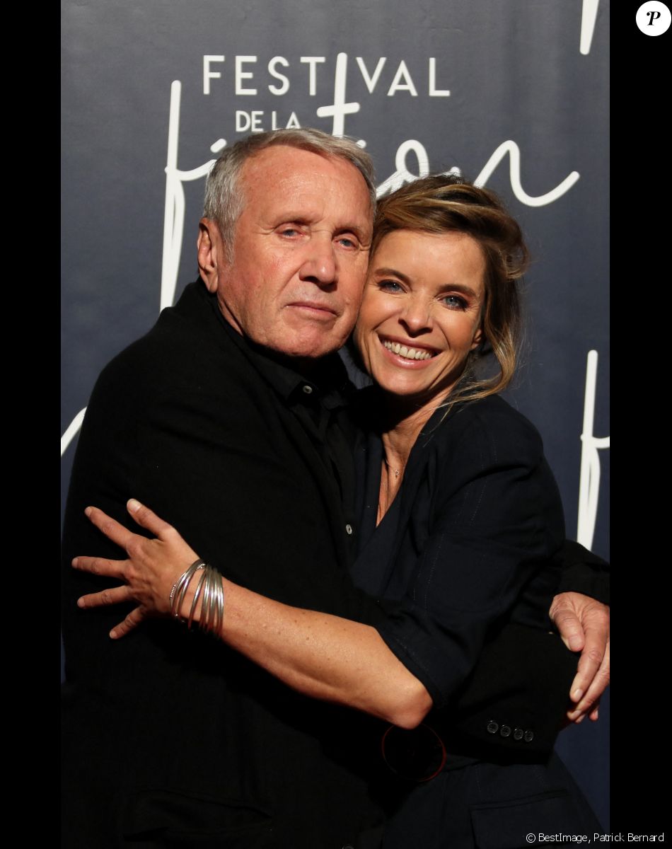 Yves Rénier et sa fille Samantha - Projection du téléfilm "Jacqueline Sauvage : C'était lui ou moi" au Festival international du film de La Rochelle. Le 13 septembre 2018. © Patrick Bernard/Bestimage