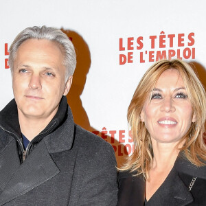 Mathieu Petit et sa compagne Mathilde Seigner - Avant-première du film "Les tÍtes de l'emploi" au complexe cinématographique parisien Gaumont-Opéra à Paris, France, le 14 novembre 2016. © Pierre Perusseau/Bestimage