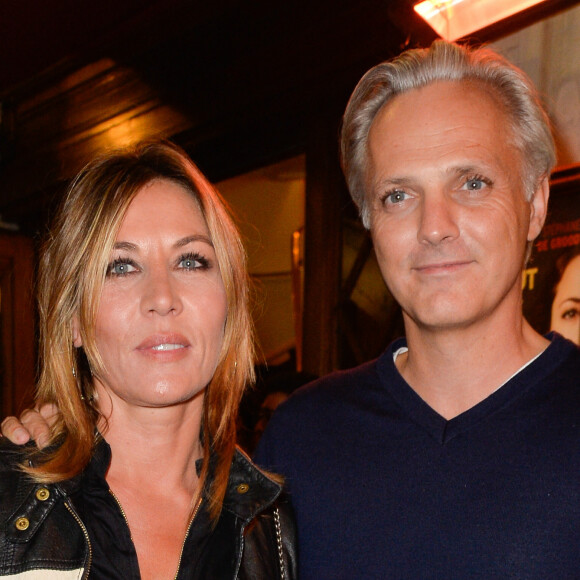 Mathilde Seigner et son compagnon Mathieu Petit - Générale de la pièce de théâtre "Tout ce que vous voulez" au Théâtre Edouard VII à Paris le 19 septembre 2016. © Coadic Guirec/Bestimage