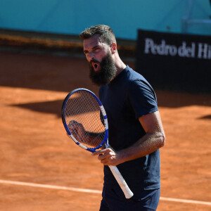 Le français Benoît Paire s'offre le géorgien N.Basilashvili, 6-4, 7-5, au premier tour du Masters 1000 de Madrid, Espagne, le 4 mai 2021. © Antoine Couvercelle/Panoramic/Bestimage