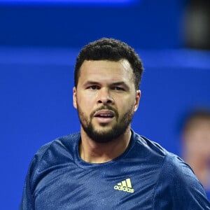 Jo Wilfried Tsonga - Tennis : Open Sud de France à Montpellier le 22 février 2021. © JB Autissier / Panoramic / Bestimage