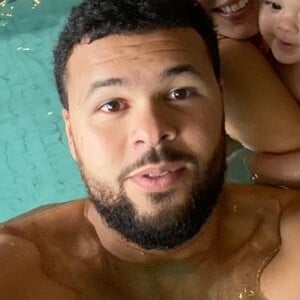 Jo-Wilfried Tsonga et sa famille.