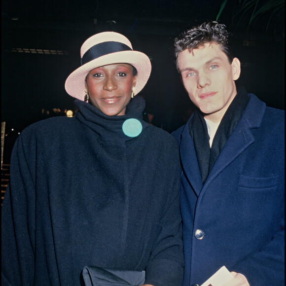 Marc Lavoine et sa première épouse Denise Pascale, aux Victoires de la musique en 1985.