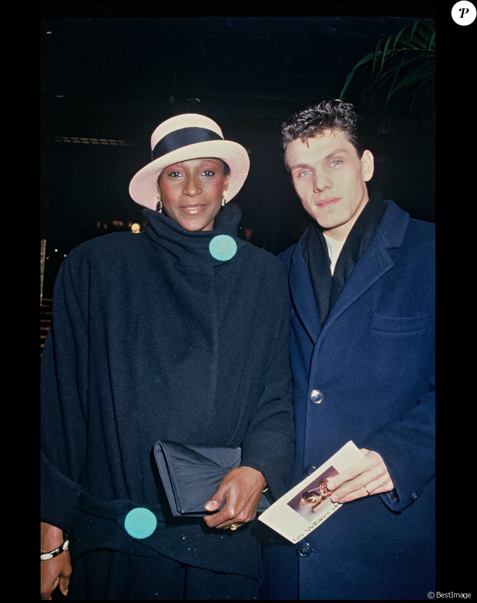 Marc Lavoine et sa première épouse Denise Pascale, aux Victoires de la musique en 1985.