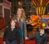 Sarah Lavoine avec ses enfants Milo et Roman - Inauguration de la 3ème édition "Jours de Fêtes" au Grand Palais à Paris le 17 décembre 2015.