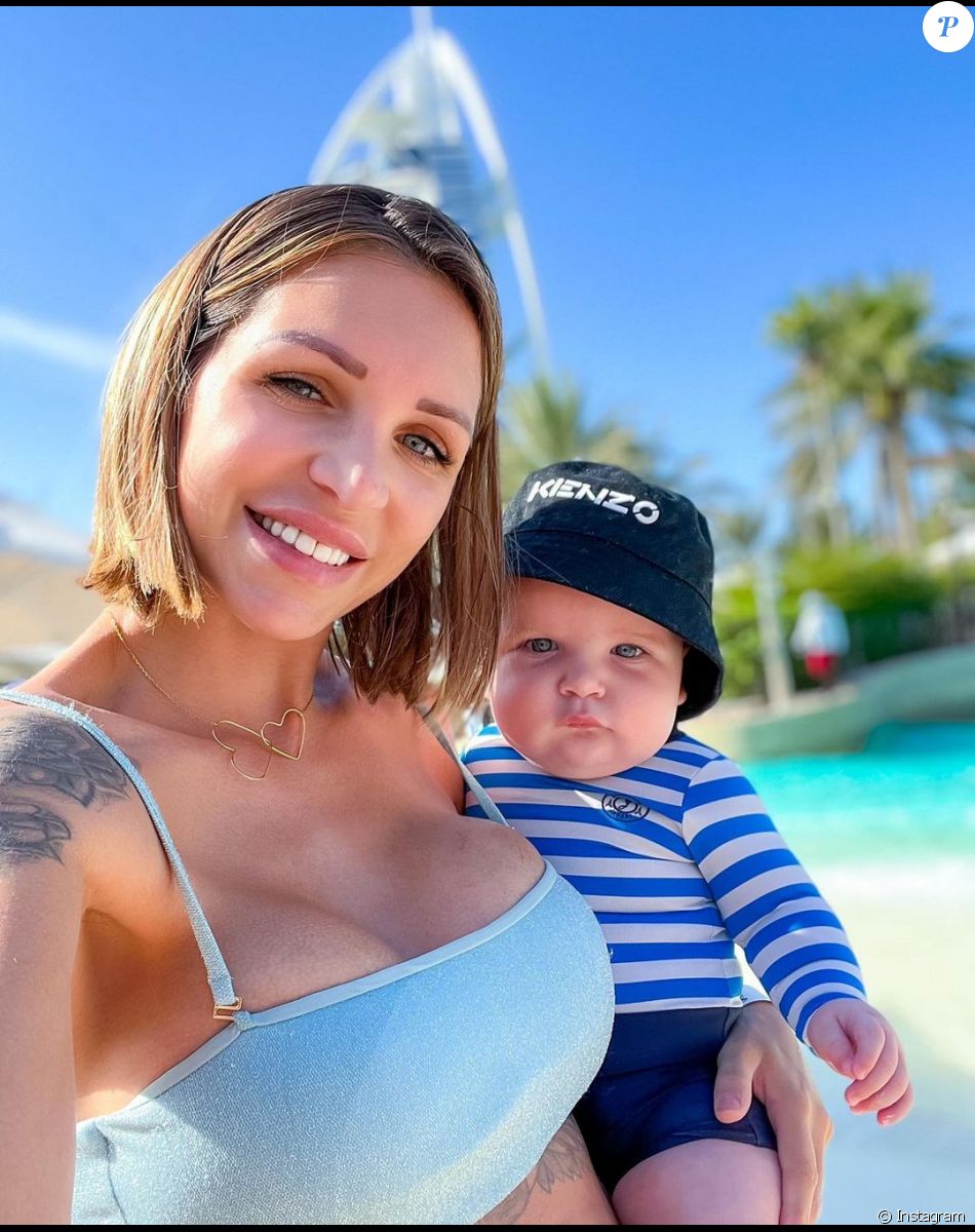 Julia Paredes, jeune maman de Luna et Vittorio, tous les deux nés de ses amours avec son amoureux Maxime Parisi.