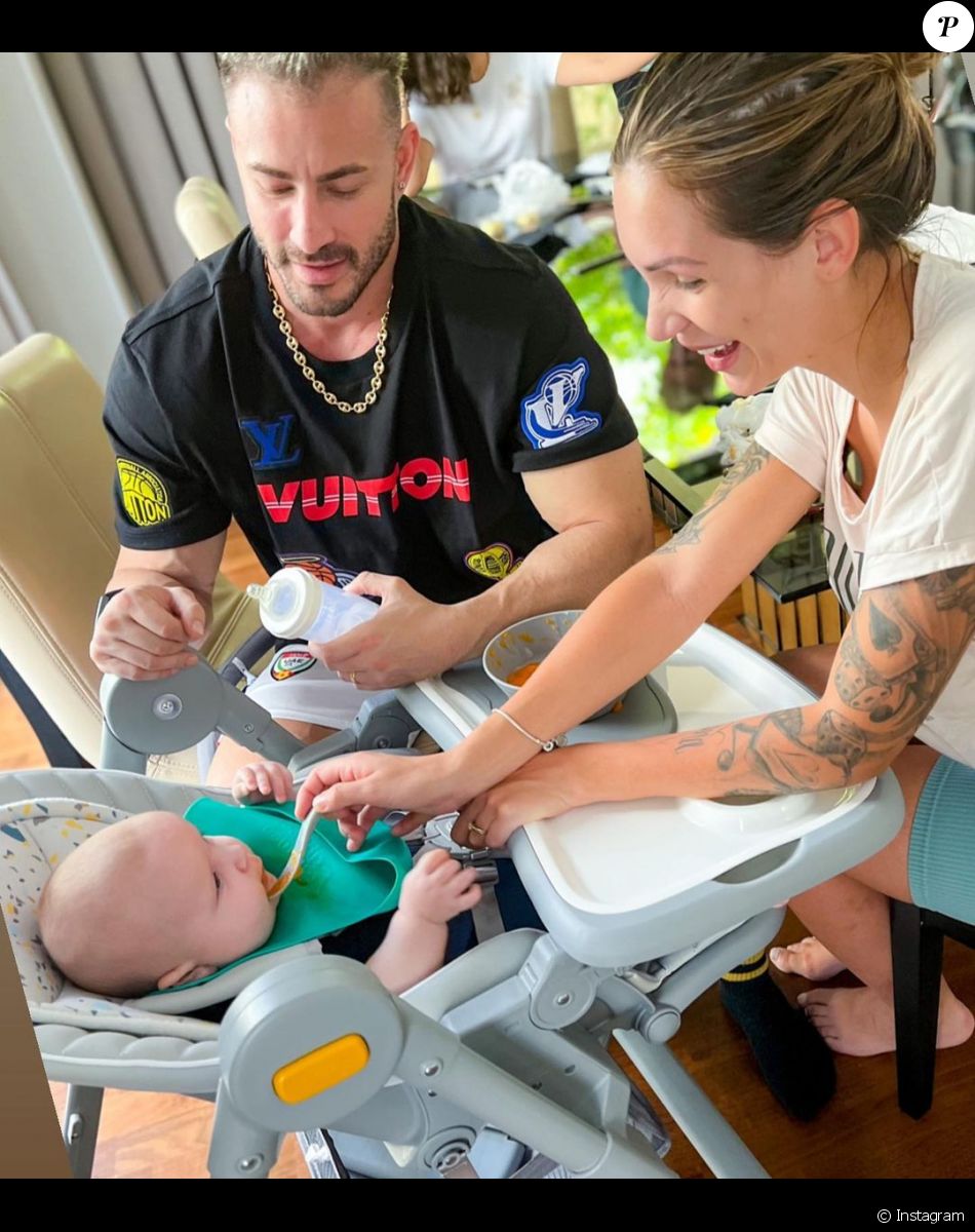 Julia Paredes, jeune maman de Luna et Vittorio, tous les deux nés de ses amours avec son amoureux Maxime Parisi.