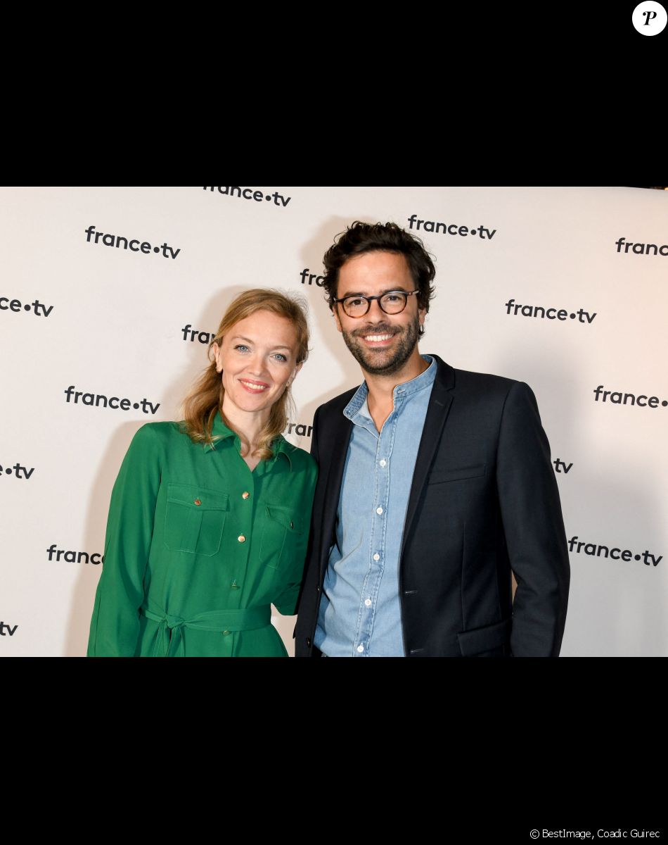 Maya Lauqué, Thomas Isle - Photocall de la conférence de presse de France 2 au théâtre Marigny à Paris, le 18 juin 2019. © Coadic Guirec / Bestimage