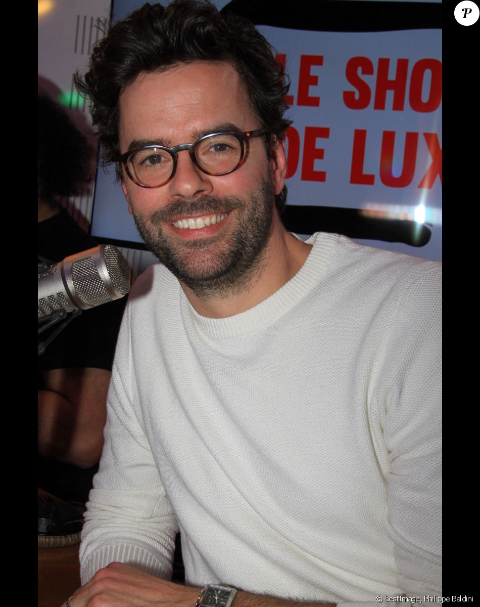 Exclusif - Thomas Isle - Emission "Le Show de Luxe" sur la Radio Voltage à Paris, le 31 mars 2019. © Philippe Baldini/Bestimage