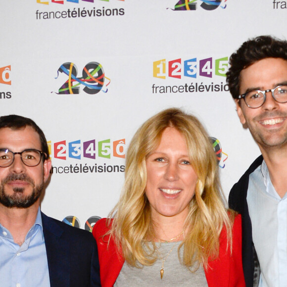 Agathe Lecaron, Thomas Isle - Photocall de France Télévisions, pour la présentation de la nouvelle dynamique 2016-2017, à Paris, le 29 juin 2016. © Guirec Coadic/Bestimage