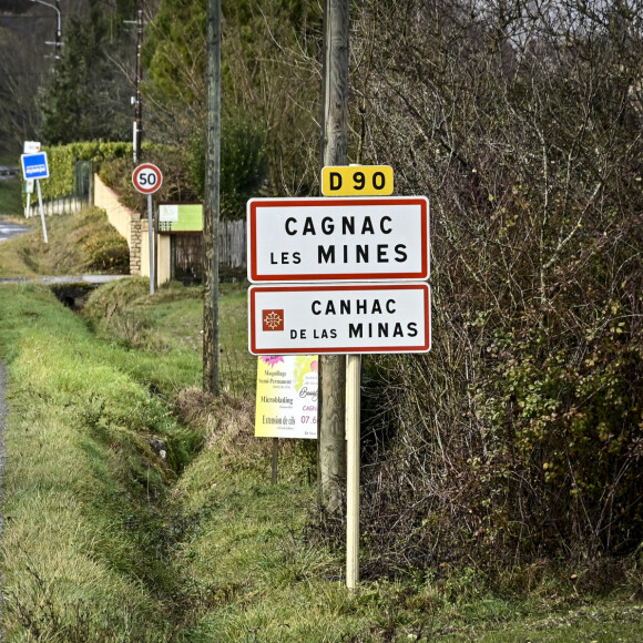 Vue générale de la maison de Delphine Jubillar à Cagnac les Mines, FRance, le 8 janvier 2022. © Thierry Breton/Panoramic/Bestimage