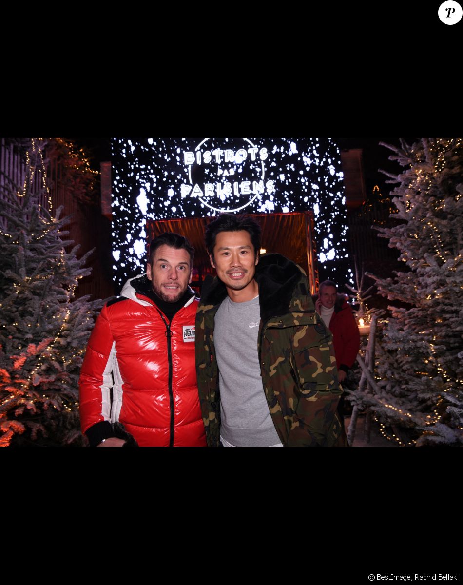 Exclusif - Norbert Tarayre, Frédéric Chau - Inauguration de la saison hivernale "Chez Monix" au restaurant "Le Splash" à Asnières-sur-Seine le 25 novembre 2021. © Rachid Bellak/Bestimage