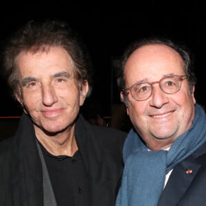 Exclusif - Jack Lang et François Hollande - Générale de la Pièce "Rimbaud en Feu" au théatre Antoine à Paris le 13 janvier 2022. © Bertrand Rindoff Petroff / Bestimage 