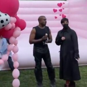Kanye West à la fête d'anniversaire de Chicago le 15 janvier 2022.