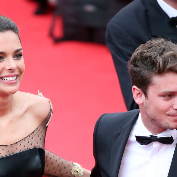Marine Lorphelin et Bastian Baker - Montée des marches du film "Grace de Monaco" pour l'ouverture du 67 ème Festival du film de Cannes – Cannes le 14 mai 2014 