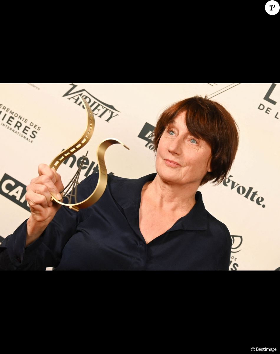Exclusif - Caroline Champetier (Meilleure image) - 27e Cérémonie des Lumières de la presse internationale à Paris, le 14 janvier 2022. @ Coadic Guirec / Pierre Perusseau / Bestimage