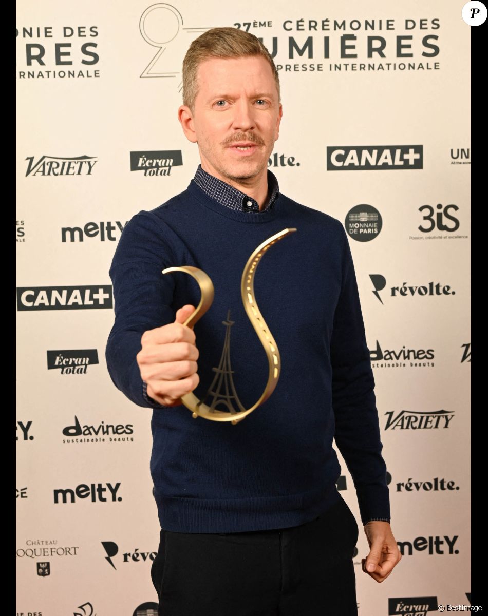 Exclusif - Alexandre Mallet-Guy (Meilleure coproduction internationale) - 27e Cérémonie des Lumières de la presse internationale à Paris, le 14 janvier 2022. @ Coadic Guirec / Pierre Perusseau / Bestimage