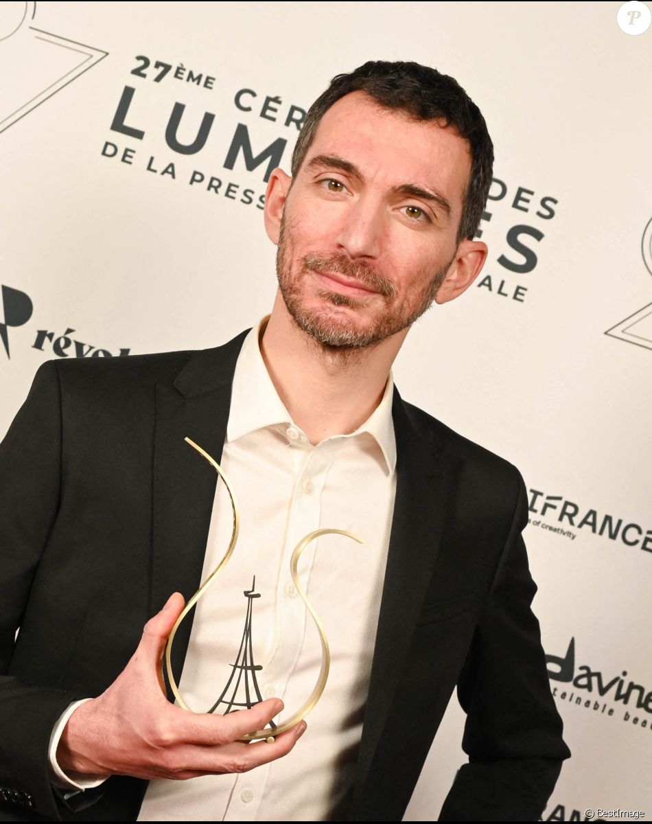 Exclusif - Patrick Imbert (Meilleur film d'animation) - 27e Cérémonie des Lumières de la presse internationale à Paris, le 14 janvier 2022. @ Coadic Guirec / Pierre Perusseau / Bestimage