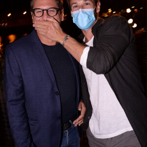 Exclusif - Matthias N'Guyen Van Khache, Gaspard Ulliel - Soirée d'inauguration de la marina de l'hôtel OFF Paris Seine. Le 21 septembre 2020. © RACHID BELLAK / BESTIMAGE20.