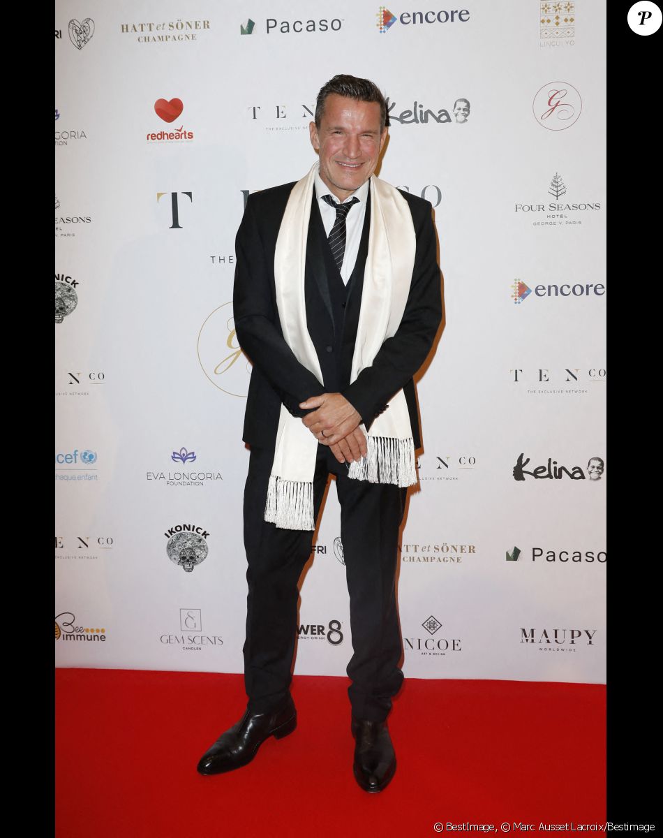 Benjamin Castaldi - Photocall de la 10ème édition du "Global Gift Gala 2021" à l'hôtel Four Seasons Hotel George V à Paris le 30 octobre 2021. © Marc Ausset Lacroix/Bestimage