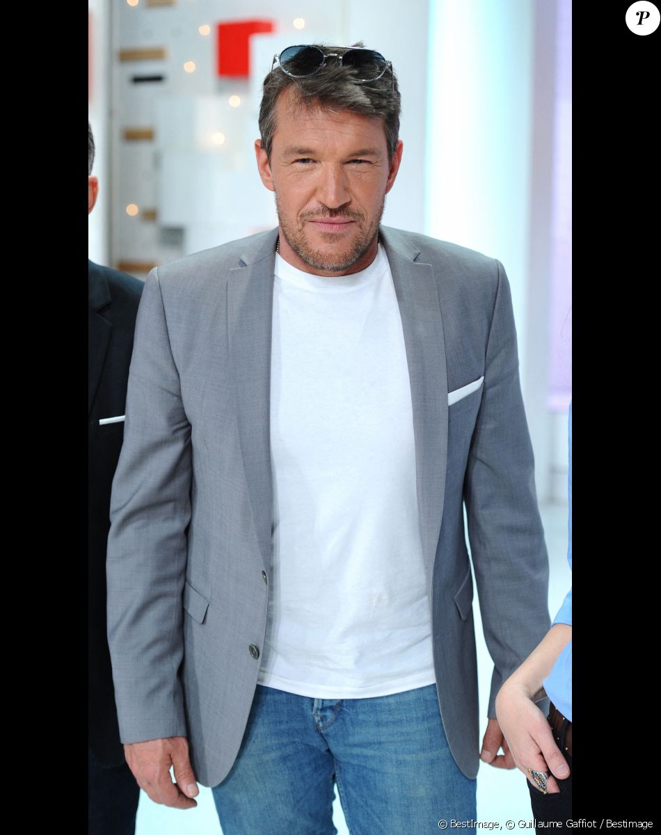 Exclusif - Benjamin Castaldi - Enregistrement de l'émission Vivement dimanche au studio Gabriel, presentée par Michel Drucker . Diffusion sur France 2. © Guillaume Gaffiot / Bestimage