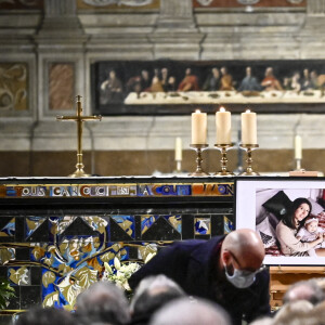 Un rassemblement religieux a lieu à la cathédrale d'Albi, France, le 8 janvier 2022, à l'initiative de la soeur et d'une amie de Delphine Jubillar. © Thierry Breton/Panoramic/Bestimage