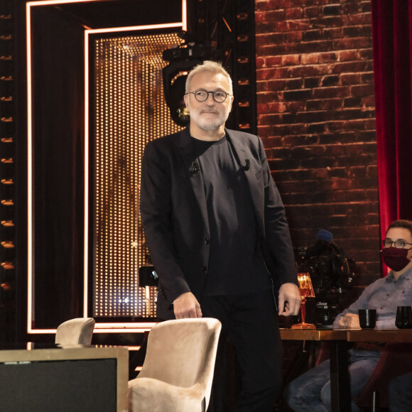 Exclusif - Laurent Ruquier sur le plateau de l'émission "On Est En Direct" (OEED), à Paris, le 22 janvier 2022. © Jack Tribeca/Bestimage