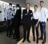 Paulo Ramos, Georgina Rodriguez et son compagnon Cristiano Ronaldo - Cristiano Ronaldo ouvre une clinique de greffe de cheveux "Insparya Hair Clinic'" à Madrid, Espagne, le 18 mars 2019.