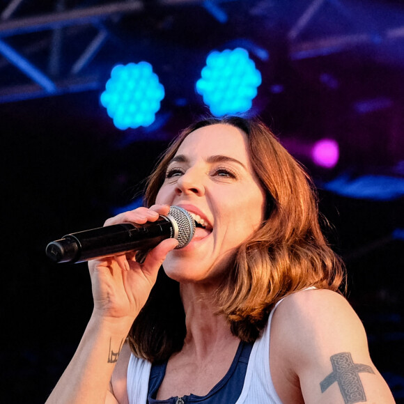 Melanie C ("Spice Girls") donne un concert lors du "Victorious Festival" à Portsmouth, le 29 août 2021. 