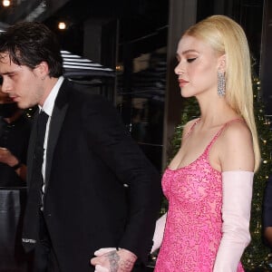 Brooklyn Beckham et sa fiancée Nicola Peltz - Les people à la sortie du Mark Hotel pour se rendre à la soirée du Met Gala (Met Ball) 2021 à New York, le 13 septembre 2021. 