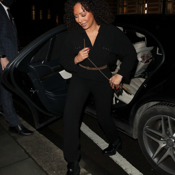 Mel B (Melanie Brown) - Arrivées au spectacle "Luzia" du cirque du Soleil au royal Albert Hall à Londres le 13 janvier 2022 