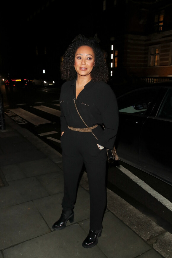 Mel B (Melanie Brown) - Arrivées au spectacle "Luzia" du cirque du Soleil au royal Albert Hall à Londres le 13 janvier 2022 