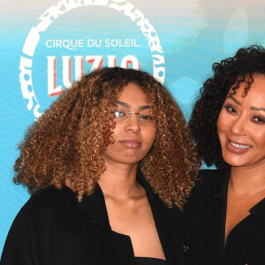 Mel B (Melanie Brown) et sa fille Phoenix Chi Gulzar - Photocall du spectacle "Luzia" du cirque du Soleil au royal Albert Hall à Londres. Le 13 janvier 2022