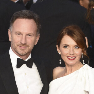 Christian Horner mit Ehefrau Geri Halliwell Horner lors de l'avant-première mondiale du film "James Bond - Mourir peut attendre (No Time to Die)" au Royal Albert Hall à Londres le 28 septembre 2021.