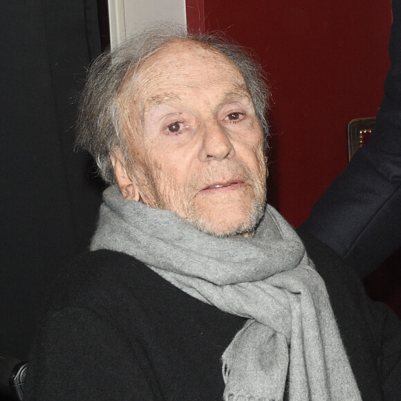 Exclusif - Jean-Louis Trintignant au théâtre de la Porte Saint-Martin © Coadic Guirec/Bestimage 