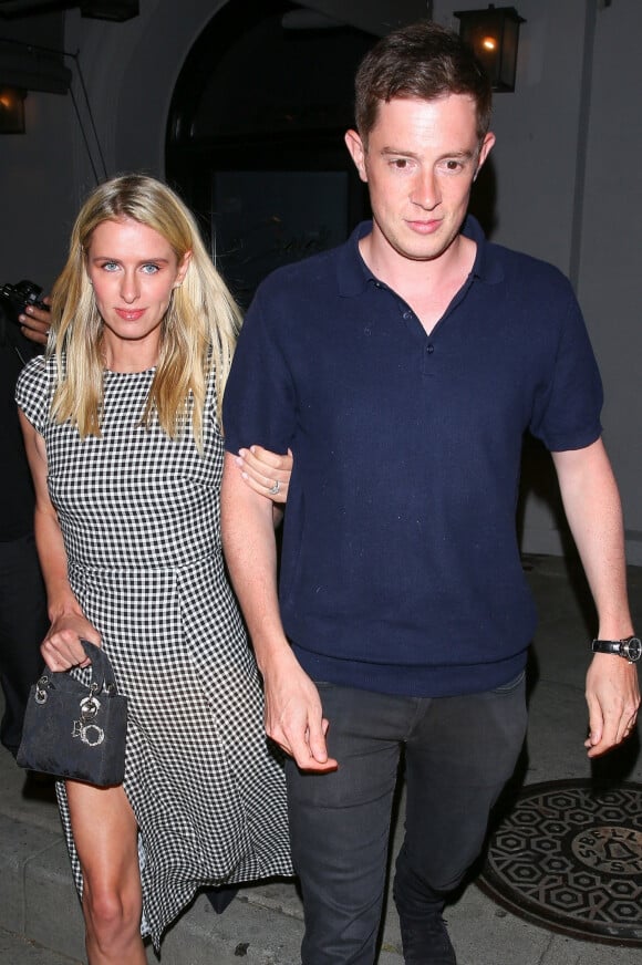 Nicky Hilton Rothschild et son mari James Rothschild sont allés diner en amoureux au restaurant Craig à West Hollywood, le 30 juillet 2018