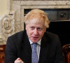 Boris Johnson (Premier ministre du Royaume-Uni), et ses ministres lors d'une réunion du Cabinet au 10 Downing Street, Londres.