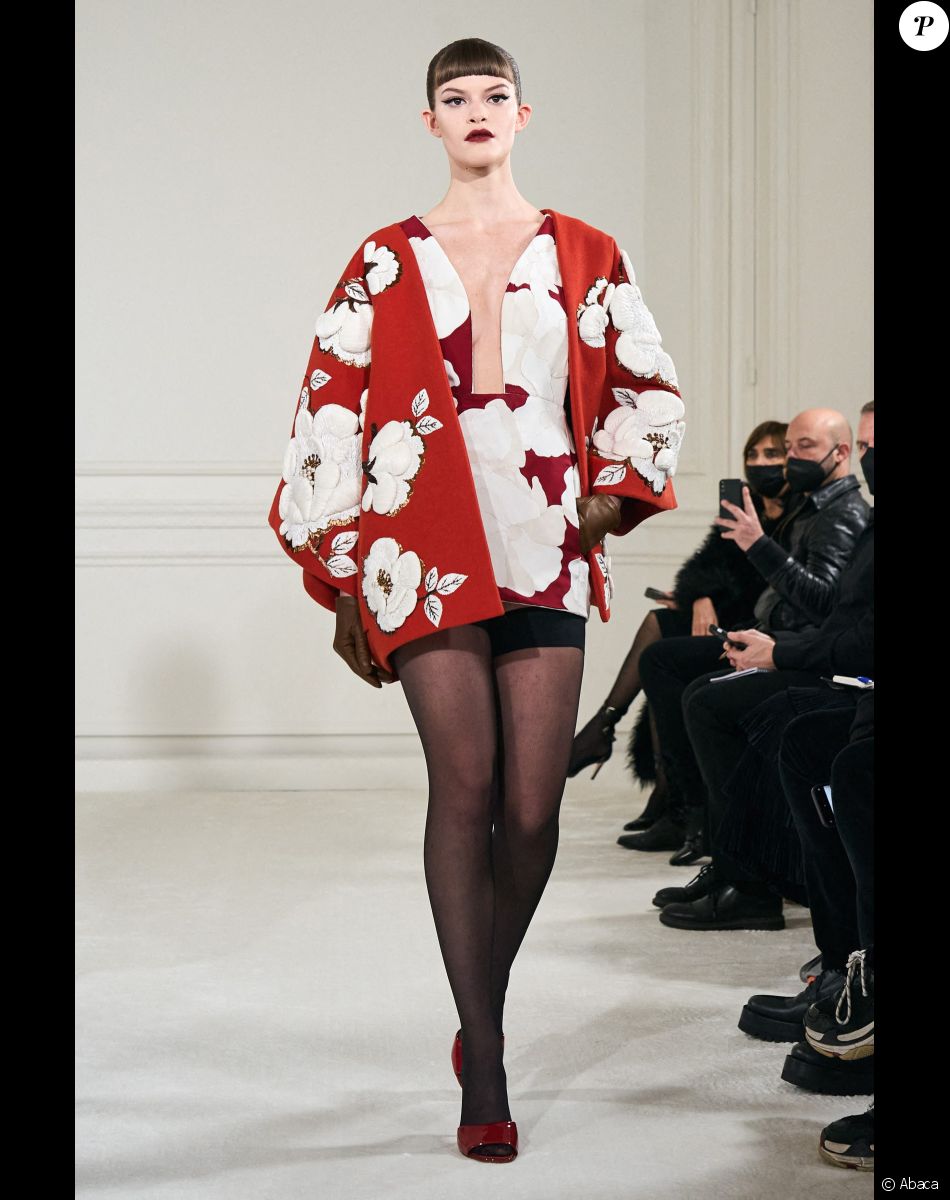 Défilé Valentino Haute-Couture printemps-été 2022. Paris, France, le 26 janvier 2022.