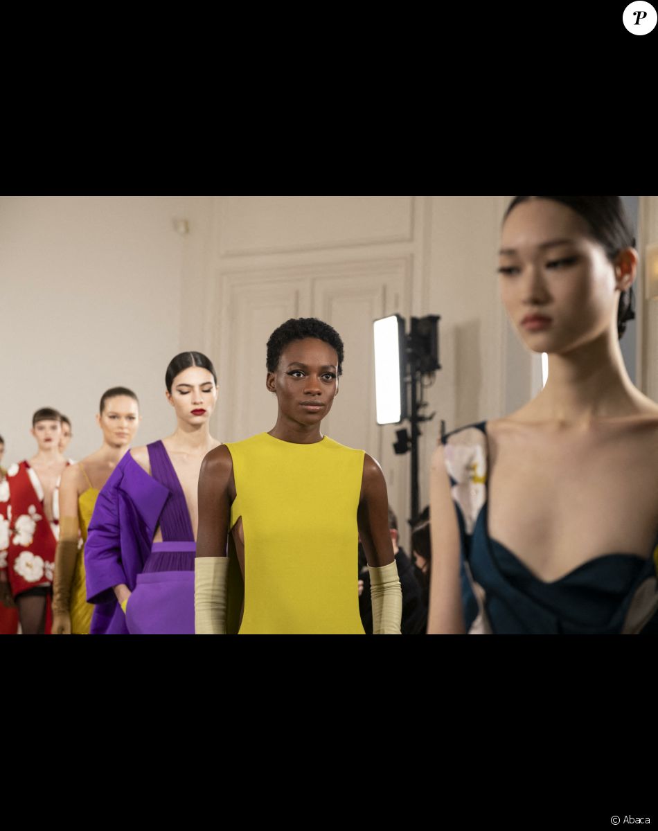 Défilé Valentino Haute-Couture printemps-été 2022. Paris, France, le 26 janvier 2022.