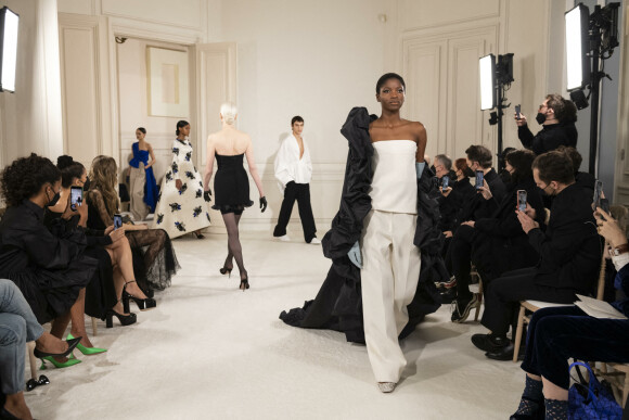 Défilé Valentino Haute-Couture printemps-été 2022. Paris, France, le 26 janvier 2022.