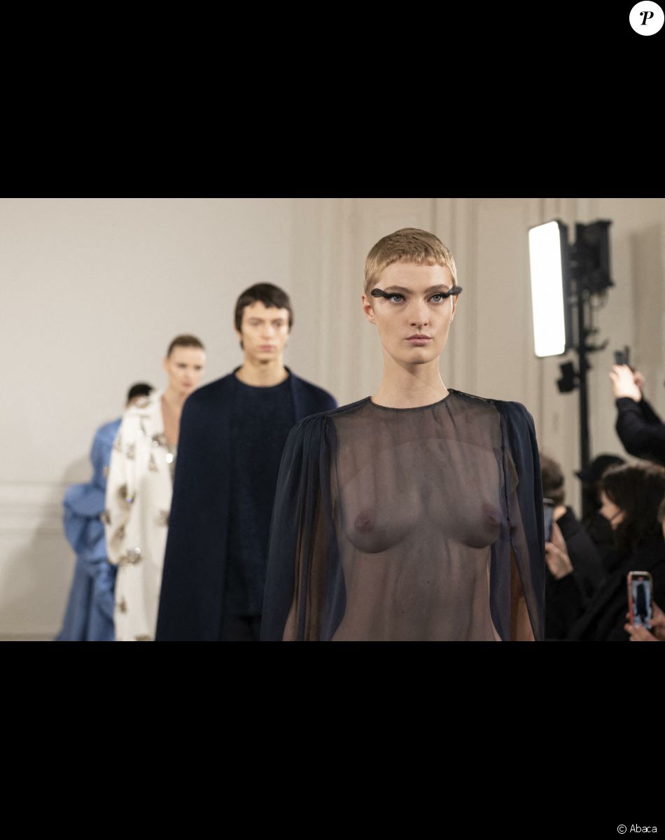 Défilé Valentino Haute-Couture printemps-été 2022. Paris, France, le 26 janvier 2022.