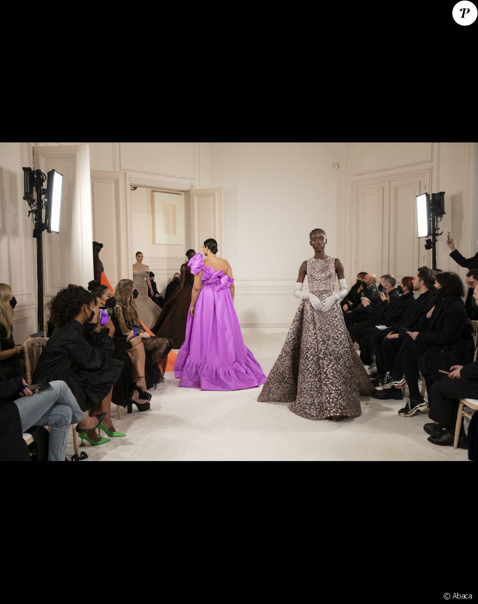 Défilé Valentino Haute-Couture printemps-été 2022. Paris, France, le 26 janvier 2022.